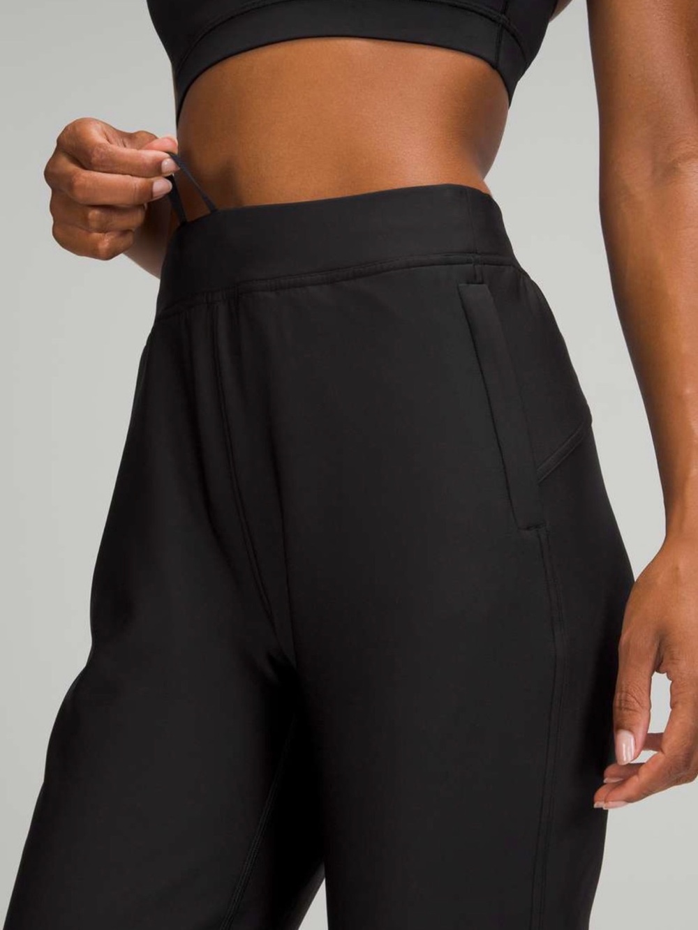 Lululemon Adapted State High-Rise Tech Fleece Jogger Black 12